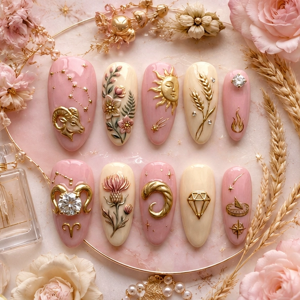 Celestial Aries Charm